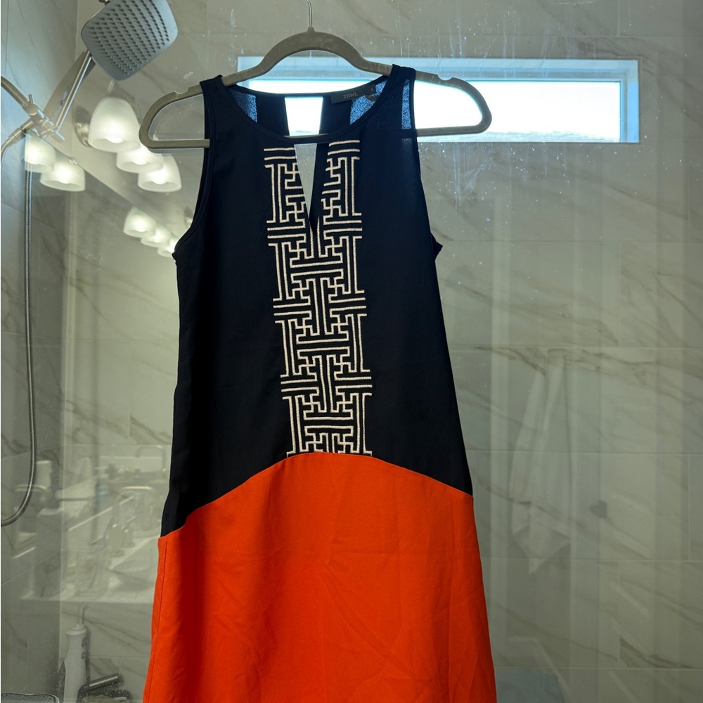 Geometric Sleeveless Dress
